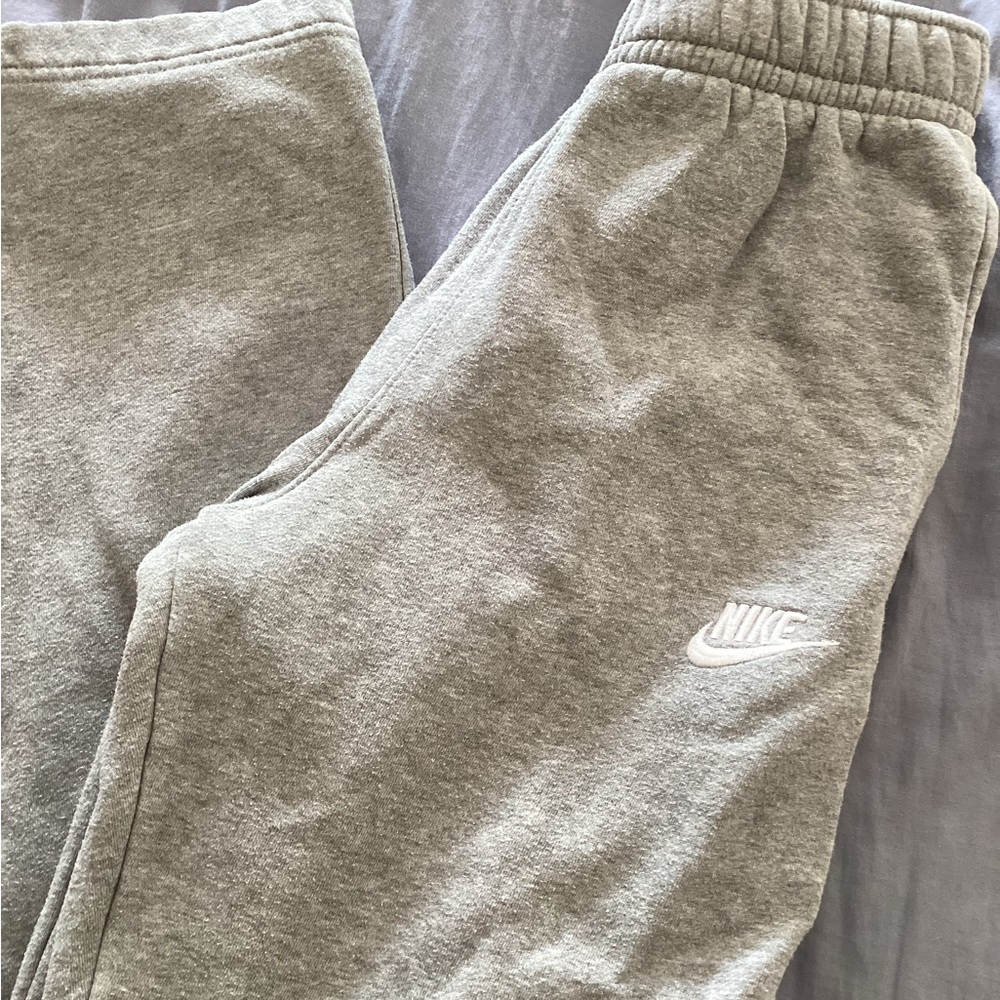 Grey Nike joggers